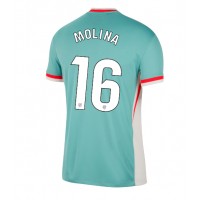 Camiseta Atletico Madrid Nahuel Molina #16 Visitante Equipación 2024-25 manga corta